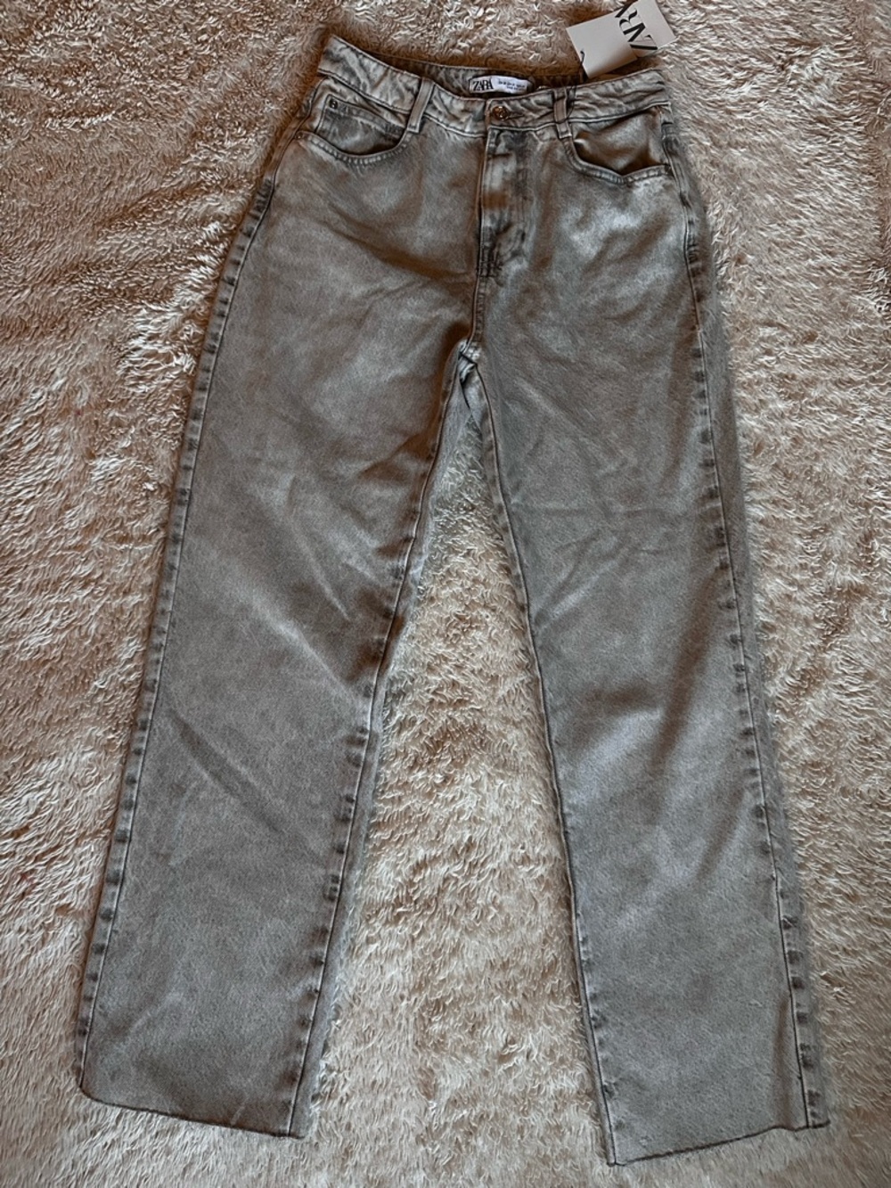 Zara high rise straight leg ankle rigid jean size 4 NWT